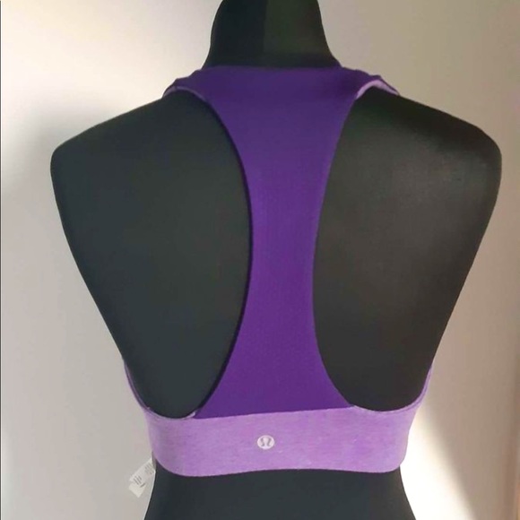 Lululemon Racerback Purple Bra - Picture 2 of 7